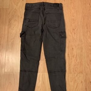American Eagle Hi-Rise Grey Cargo Jeggings